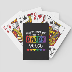Baraja De Cartas Gay No Me Hagas Usar Voz De Papá