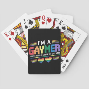 Baraja De Cartas Gaymer Como Un Jugador Regular Pero Cómo Gayer Gam