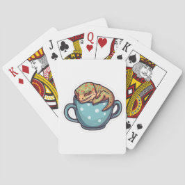 Baraja De Cartas Geco durmiendo