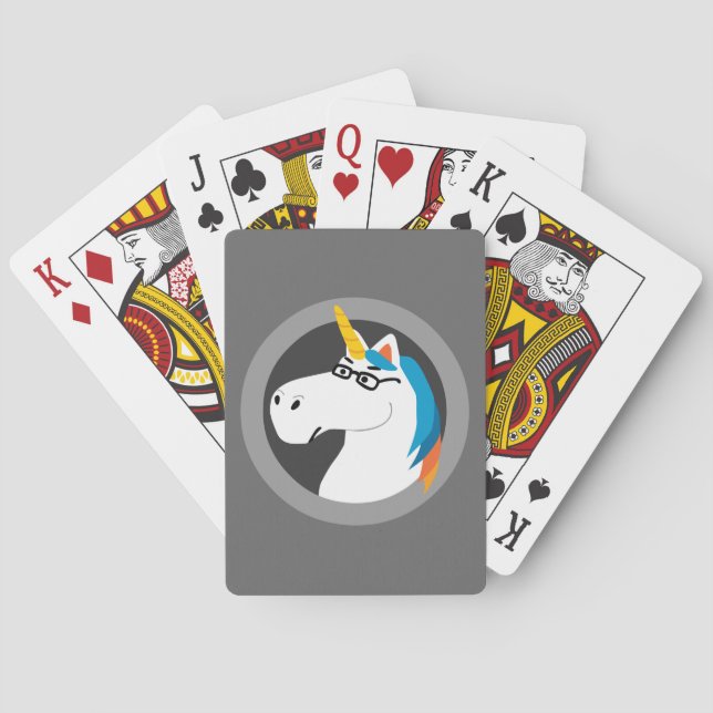 Baraja De Cartas Geekicorn (Reverso)