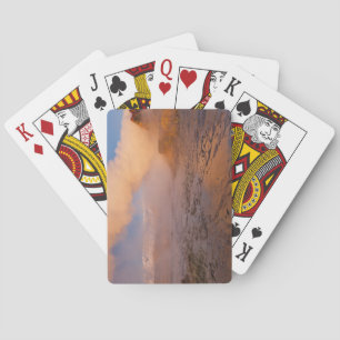 Baraja De Cartas Géiser volador en el desierto de Black Rock