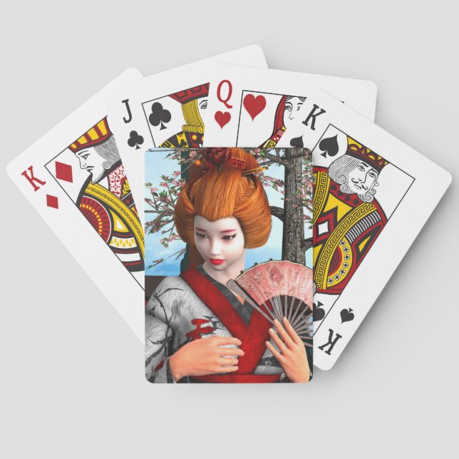 Baraja De Cartas Geisha (Reverso)