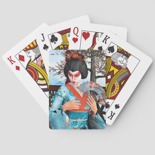 Baraja De Cartas Geisha (Reverso)
