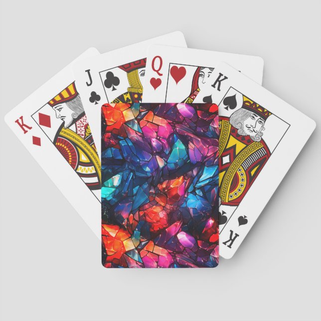 Baraja De Cartas Gemas rotas (Reverso)