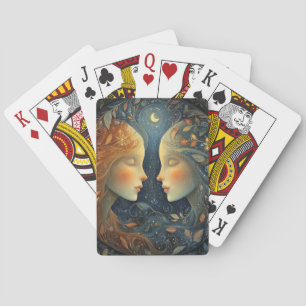 Baraja De Cartas Gemini Gemelos Zodíaco Astrología Cumpleaños Celes