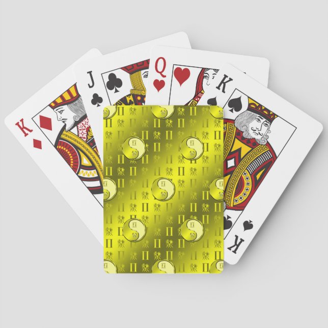 Baraja De Cartas Géminis (Reverso)