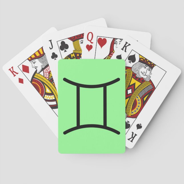 Baraja De Cartas Géminis (Reverso)