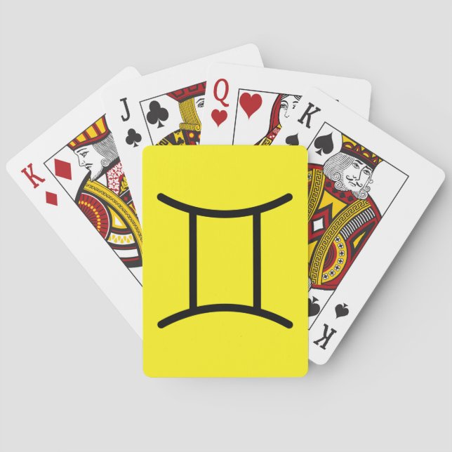 Baraja De Cartas Géminis (Reverso)