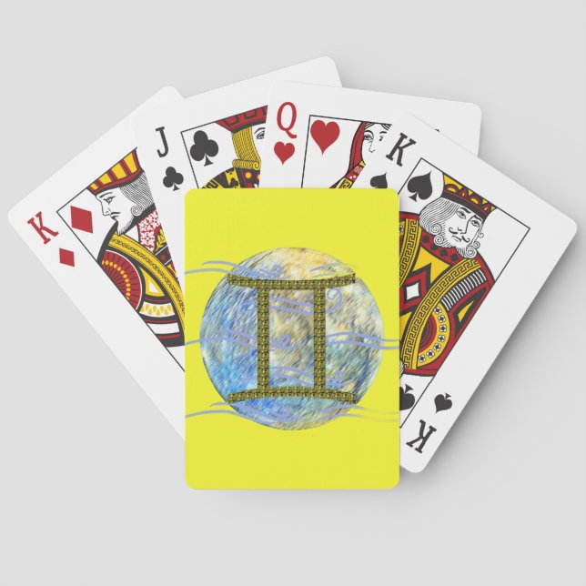 Baraja De Cartas Géminis (Reverso)