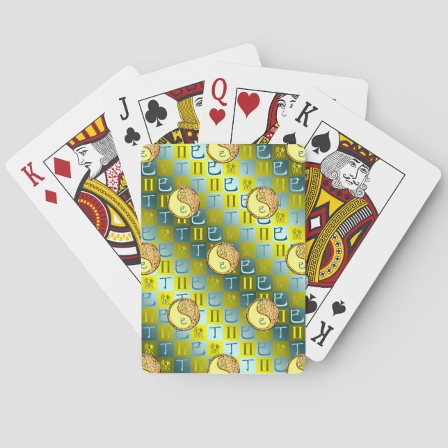 Baraja De Cartas Géminis & Serpiente de Fuego (Reverso)
