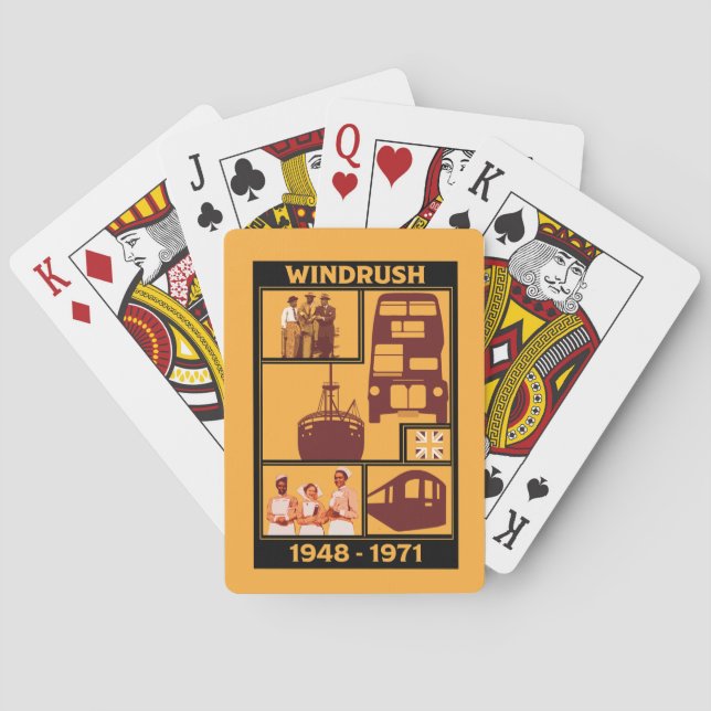 Baraja De Cartas Generación Windrush Historia Británica (Reverso)