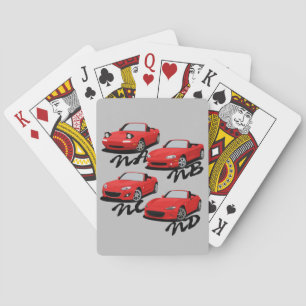 Baraja De Cartas Generaciones de Miata