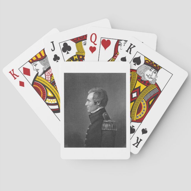 Baraja De Cartas General de División Edmund Pendleton Gaines (1777- (Reverso)