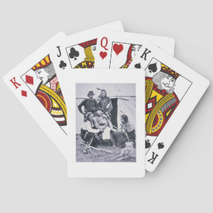 Baraja De Cartas General George A. Custer (1839-76) con su indio