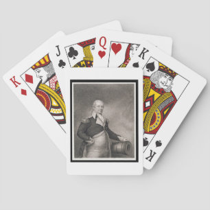 Baraja De Cartas General importante Henry Knox (1750-1806) grabado