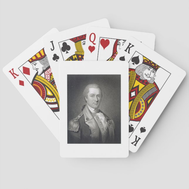 Baraja De Cartas General Otho Holanda Williams (1749-94) grabó b (Reverso)