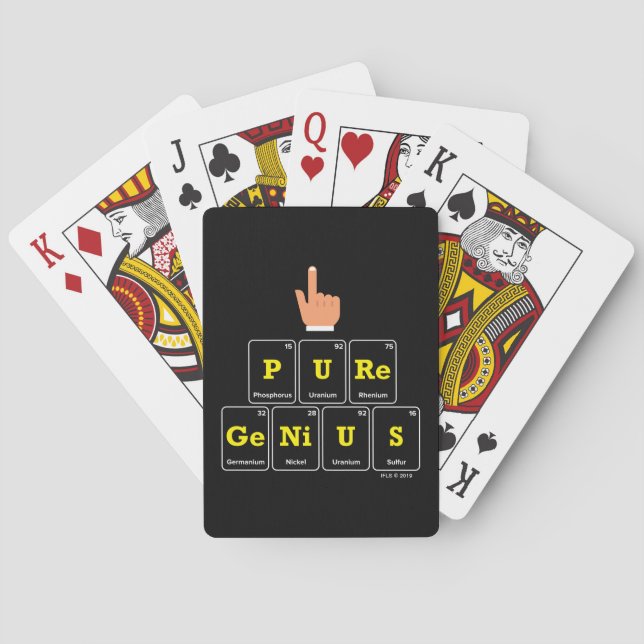 Baraja De Cartas Genio puro (Reverso)