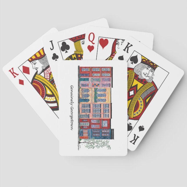 Baraja De Cartas Genuinamente Georgetown (Reverso)