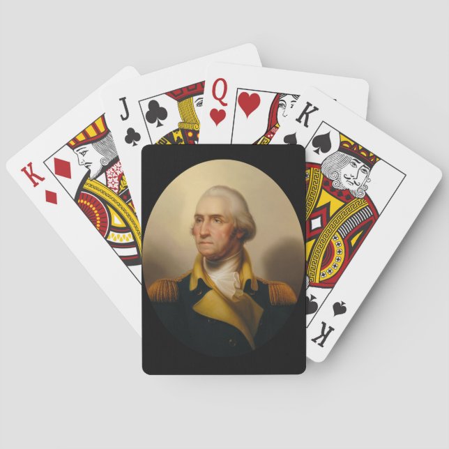 Baraja De Cartas George Washington, primer presidente de EEUU (Reverso)