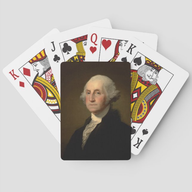 Baraja De Cartas George Washington Primer presidente norteamericano (Reverso)