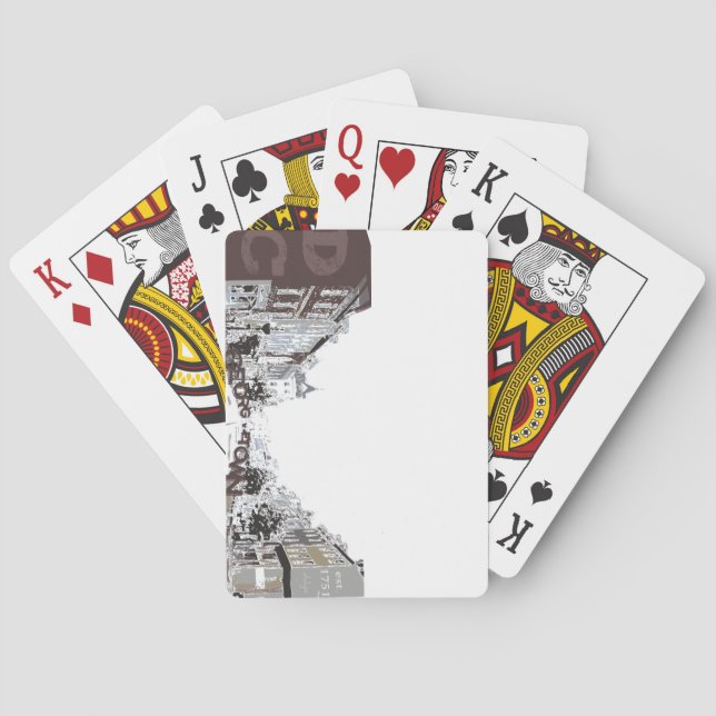 BARAJA DE CARTAS GEORGETOWN EN WASHINGTON, DC (Reverso)