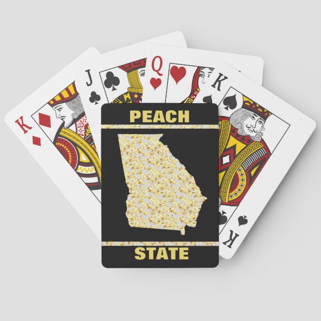 BARAJA DE CARTAS GEORGIA PEACH STATE (Reverso)