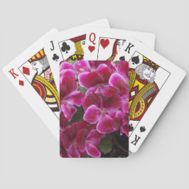 Baraja De Cartas Geranio Borgoña