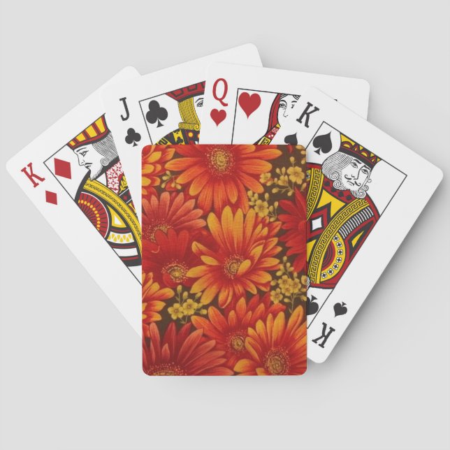 Baraja De Cartas Gerbra Daisies (Reverso)
