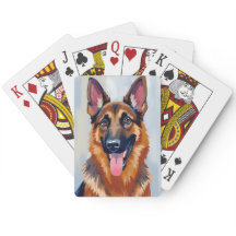 German Shepherd | Dog Watercolor Pet