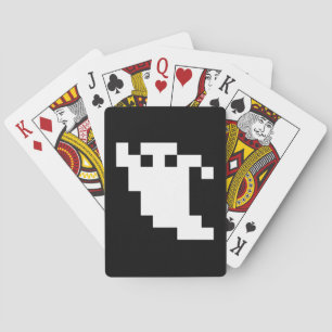 Baraja De Cartas Ghost de 8 bits de píxeles