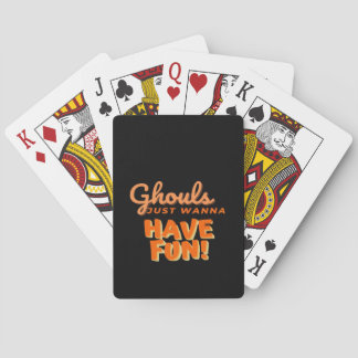 Baraja De Cartas Ghouls solo quiere divertirse