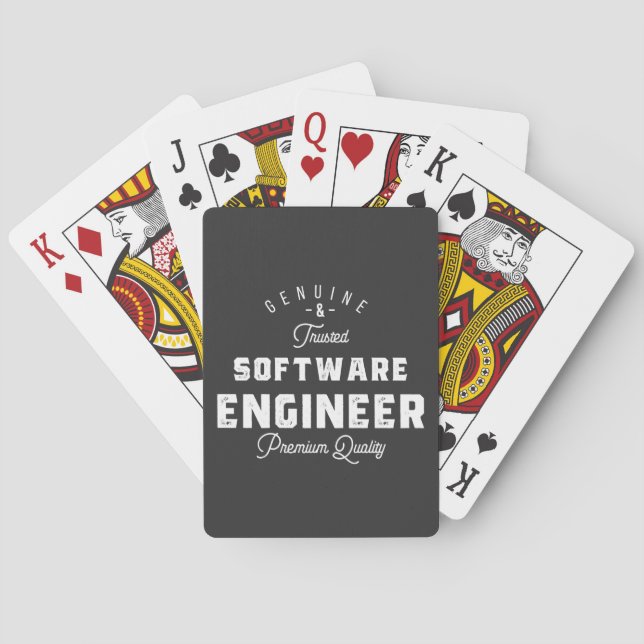 Baraja De Cartas Gift for Software Engineer (Reverso)