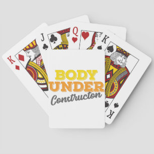 Baraja De Cartas Gimnasio Cuerpo de Regalo en construcción