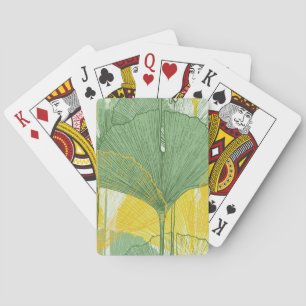 Baraja De Cartas Ginkgo Biloba: Hojas Tropicales