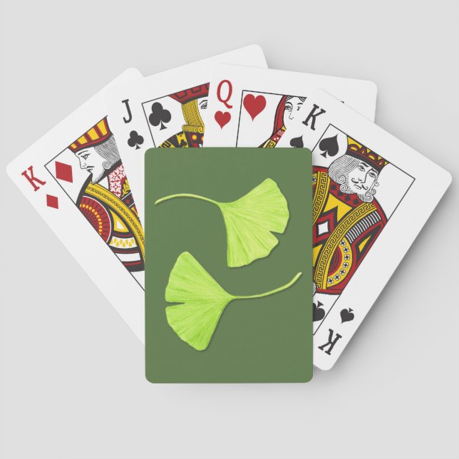 Baraja De Cartas Ginkgo Leaves Playing Cards (Reverso)