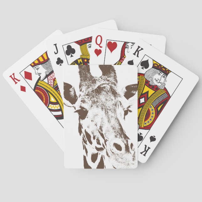 Baraja De Cartas Girafa (Reverso)