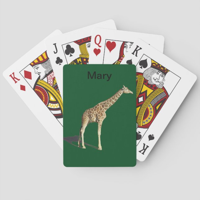 Baraja De Cartas Giraffe (Reverso)