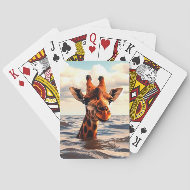 Baraja De Cartas Giraffe (Reverso)