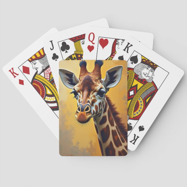 Baraja De Cartas Giraffe (Reverso)