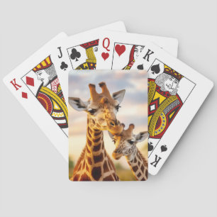 Baraja De Cartas Giraffe Animal Wild Beauty Freedom Wilderness Art