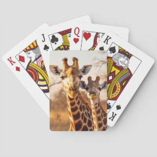 Baraja De Cartas Giraffe Animal Wild Beauty Freedom Wilderness Art