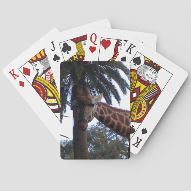 Baraja De Cartas Giraffe Lookout, (Reverso)