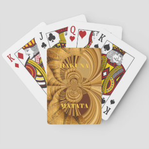 Baraja De Cartas Giraffe Safari Hakuna Matata arte de recuerdo