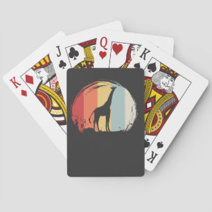 Baraja De Cartas Giraffe Vintage