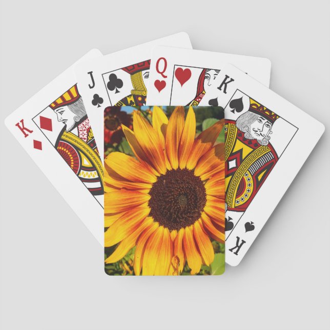 Baraja De Cartas Girasol (Reverso)