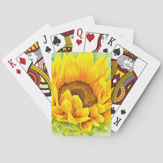 Baraja De Cartas Girasol (Reverso)
