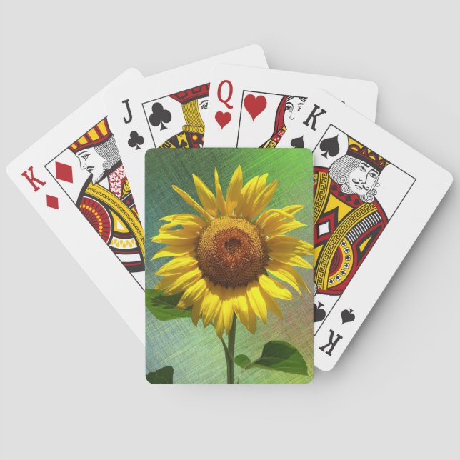 Baraja De Cartas Girasol (Reverso)
