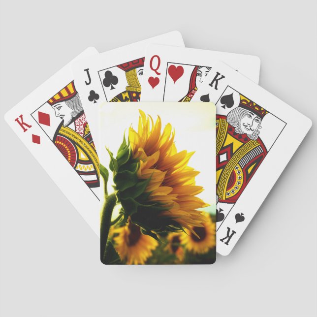 Baraja De Cartas Girasol (Reverso)