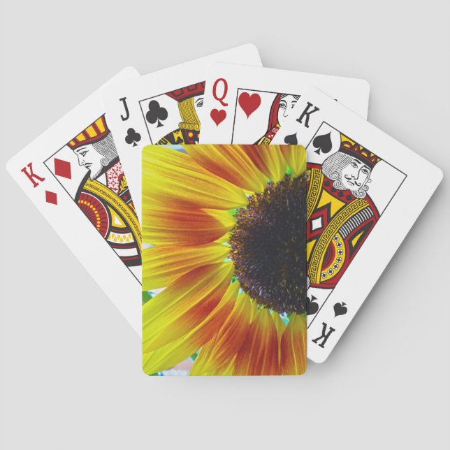 Baraja De Cartas Girasol (Reverso)