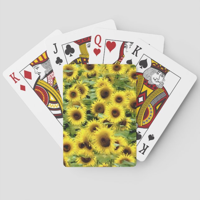 Baraja De Cartas Girasol (Reverso)